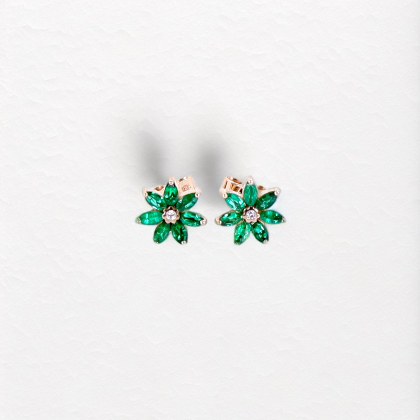 Bloom Earrings in Rose Gold