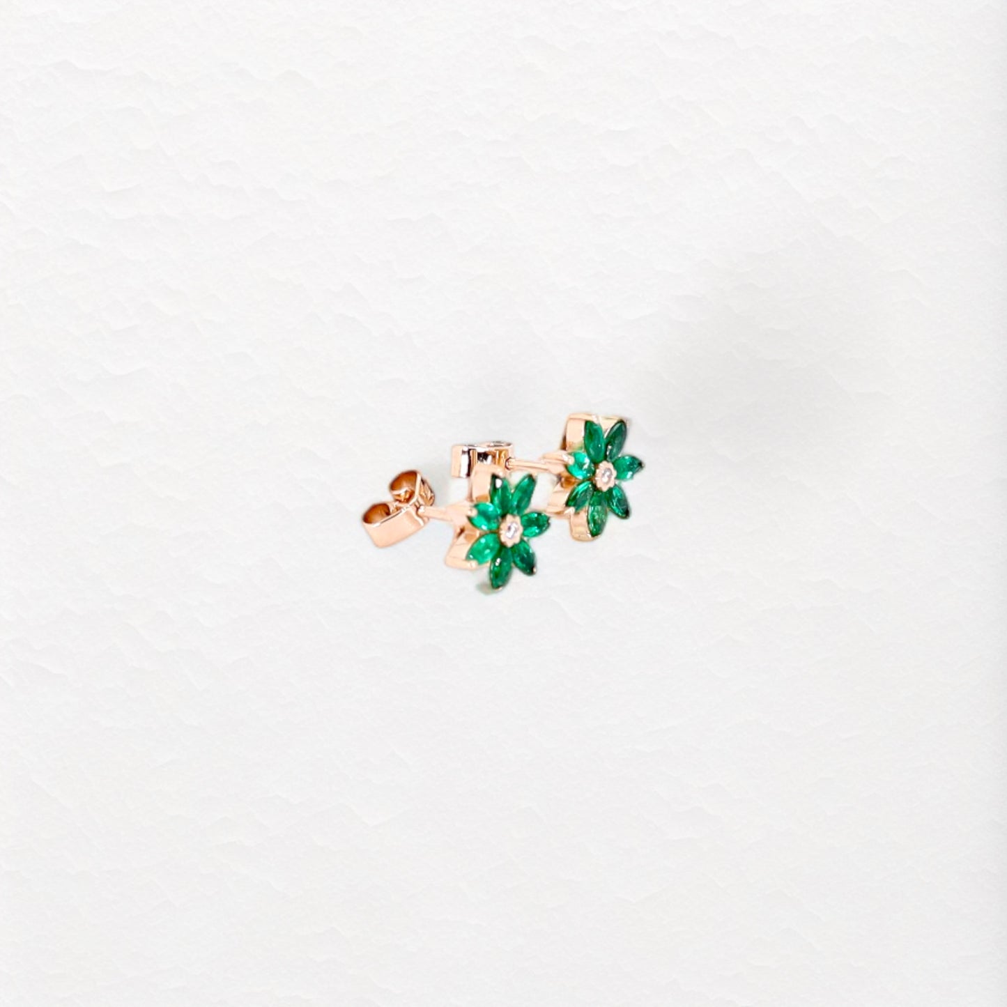 Bloom Earrings in Rose Gold