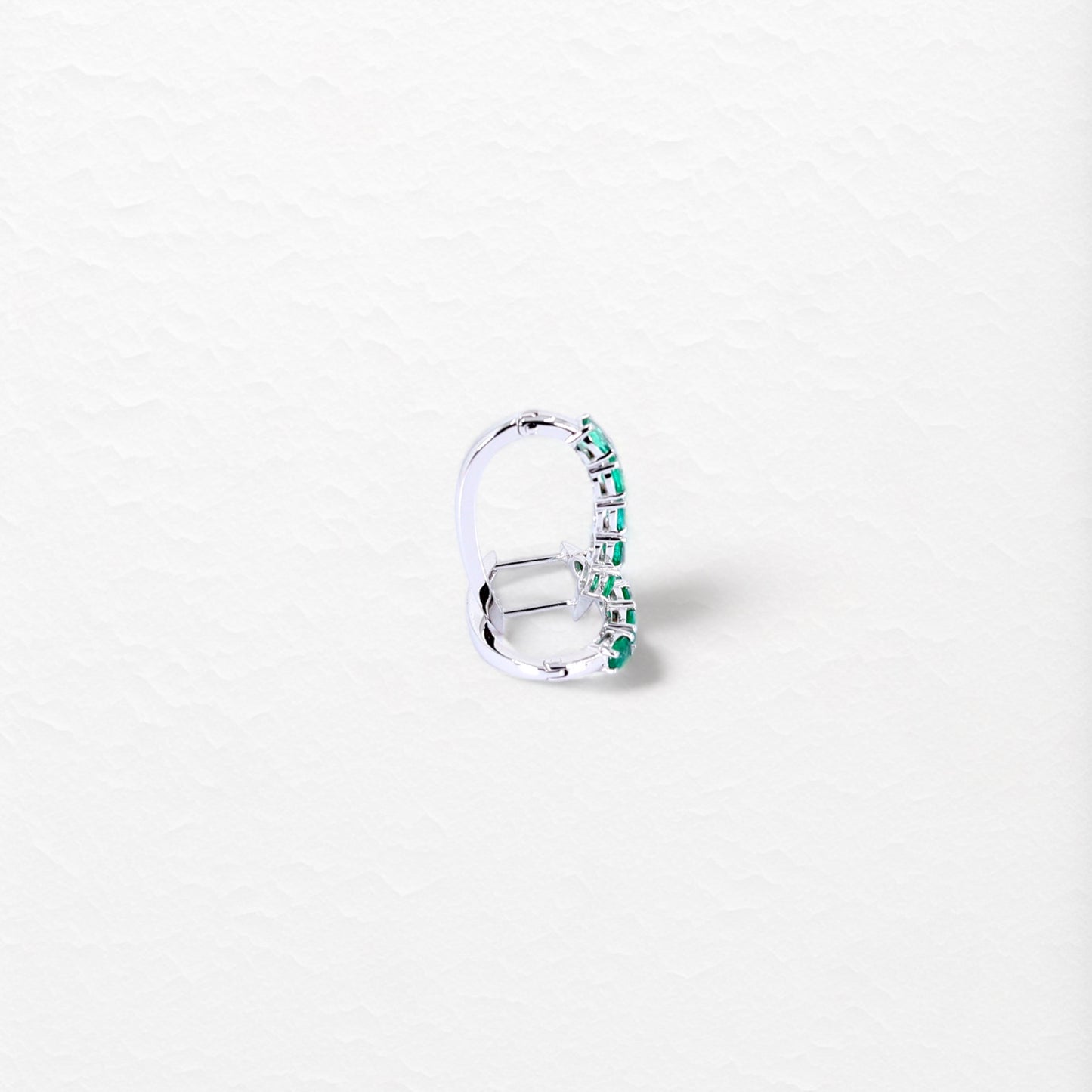 Allure Hoops in White Gold