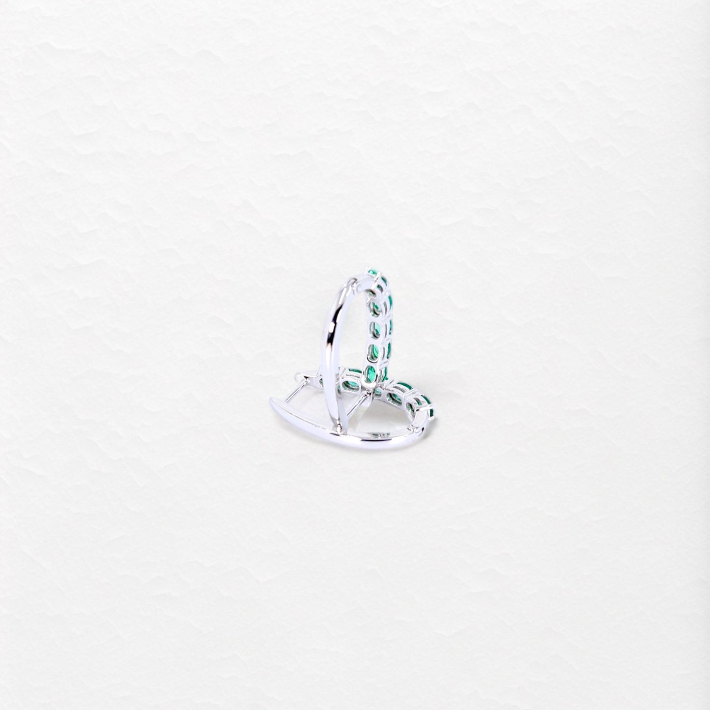 Allure Hoops in White Gold