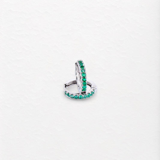 Opulence Huggies Large in White Gold