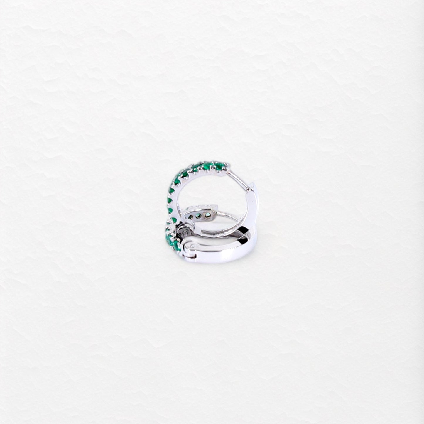 Opulence Huggies Large in White Gold