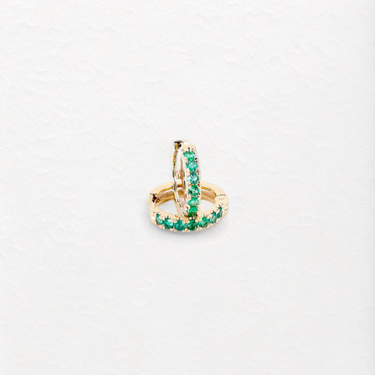 Opulence Huggies Large in Yellow Gold