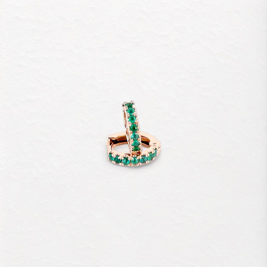 Opulence Huggies Medium in Rose Gold