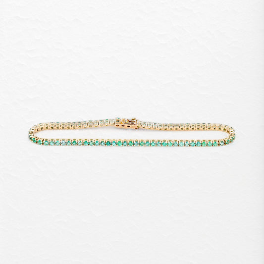 Opulence Tennis Bracelet Small in Yellow Gold