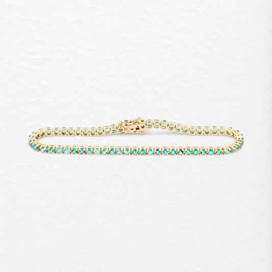 Opulence Tennis Bracelet Medium in Yellow Gold