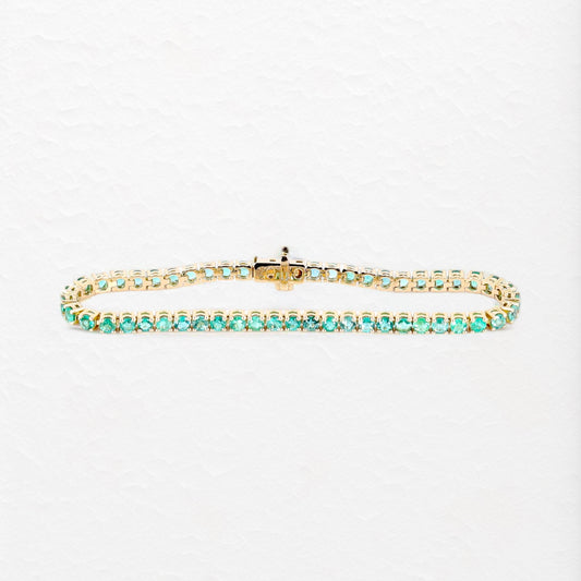 Opulence Tennis Bracelet Large in Yellow Gold