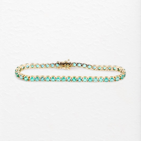 Opulence Tennis Bracelet Extra Large in Yellow Gold