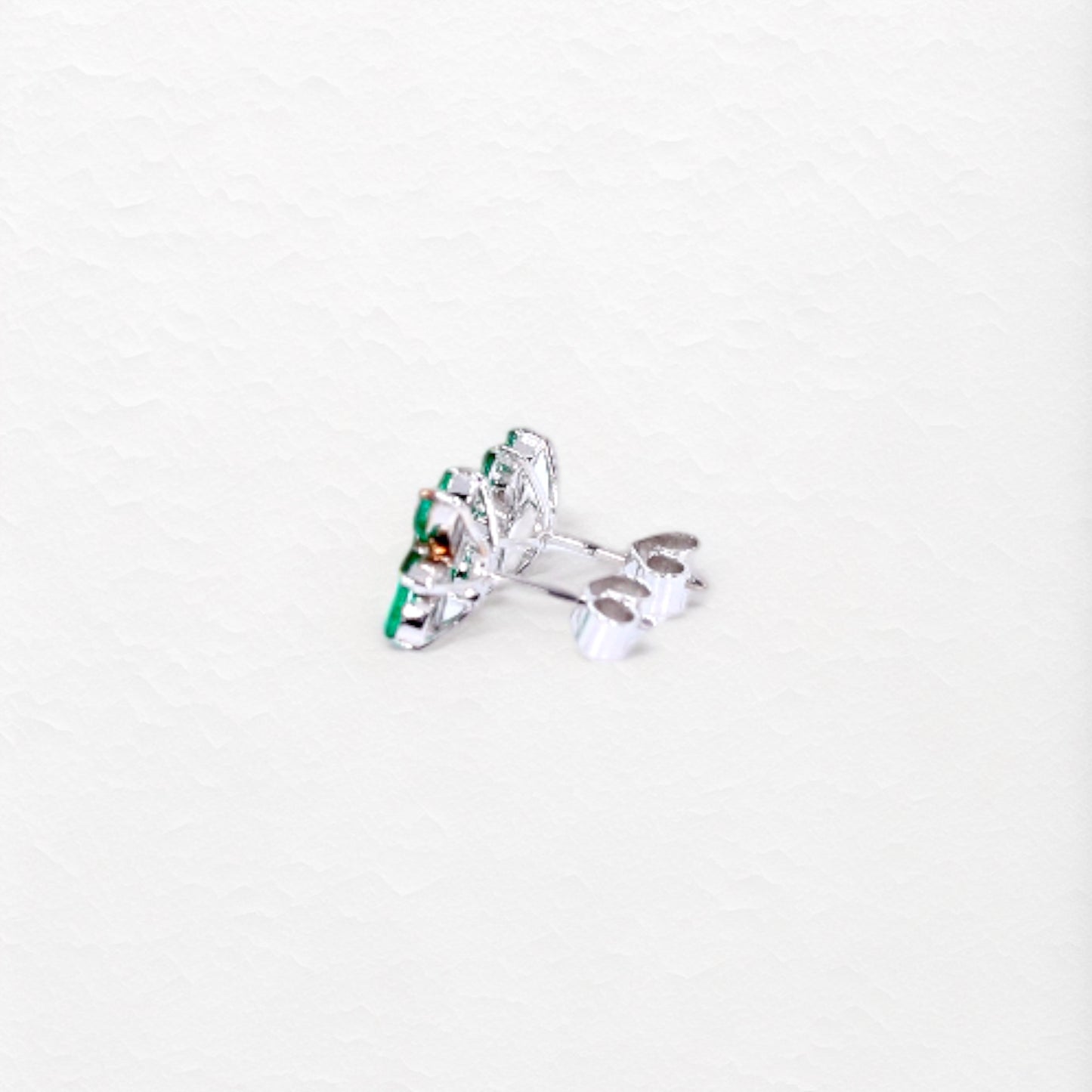 Bloom Earrings in White Gold