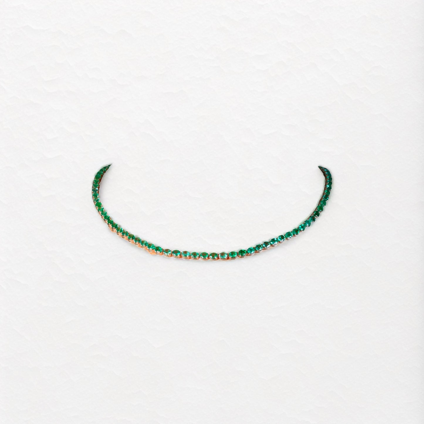 Allure Tennis Chocker in Rose Gold